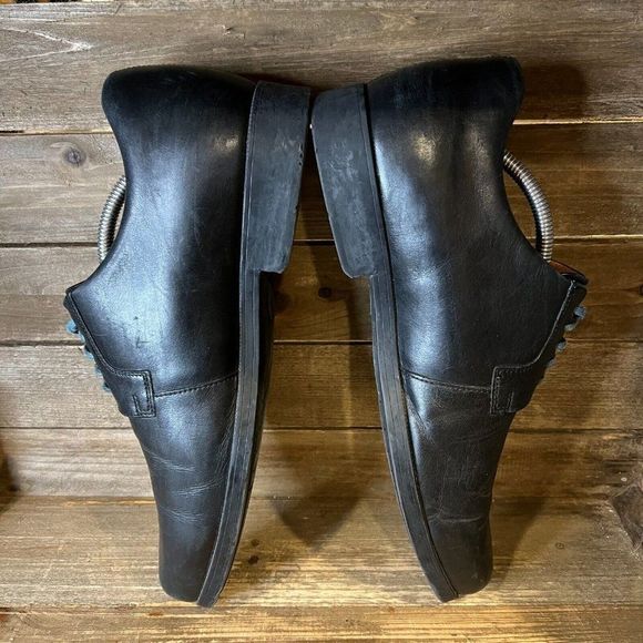 Mens Weber Schuh Black Leather Plain Toe Derby Dress‎ Shoes Size UK 11 US 12 H main image 4